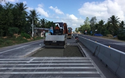 Đảm bảo khắc phục mặt đường bê tông nhựa QL1 qua Bình Định