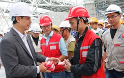 Sôi động công trường nhà ga quốc tế Đà Nẵng sau Tết