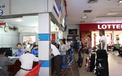 Ghi nhận tại ga Sài Gòn ngày thứ 2 trung chuyển khách bằng tàu