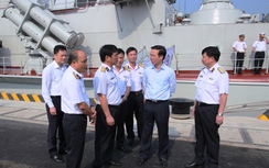 Ông Võ Văn Thưởng thăm, chúc Tết Bộ Tư lệnh Vùng 2 Hải quân