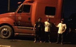 Hiệp sĩ tìm thấy chiếc xe đầu kéo sau 1 tháng bị mất trộm