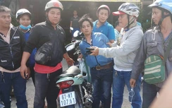 Truy đuổi đối tượng “đá xế”, hai hiệp sĩ bị ép ngã xe