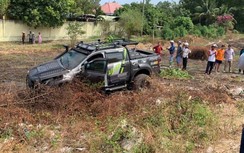 Hai ô tô tông nhau, người bán dưa bị hất văng trên quốc lộ