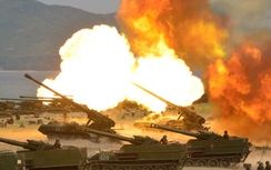 Bán đảo Triều Tiên khét lẹt vì khói lửa tập trận