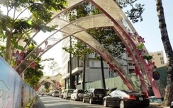 Ưu tiên xe tải chở hoa vào đường Hàm Nghi