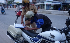 TP.HCM đề xuất tài trợ camera gắn trên mũ bảo hiểm của CSGT