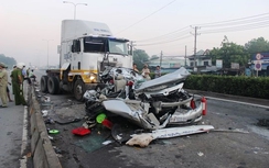 Vụ xe container đâm chết 5 người: Tước phù hiệu 3 tháng