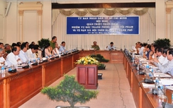 Bàn cách chống tội phạm theo sự chỉ đạo của Bí thư Thăng