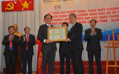 Trường ĐH GTVT TP.HCM vinh dự nhận kiểm định chất lượng giáo dục