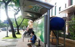 Lắp máy phun sương làm mát nhà chờ xe buýt ở TP.HCM