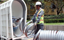 TP.HCM thử nghiệm công nghệ lót ống không đào đường của Nhật Bản