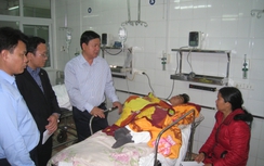 Ngày Tết, Bộ trưởng Thăng thăm nạn nhân TNGT