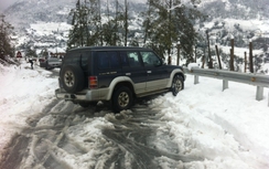 Sẽ cấm đường có băng tuyết dày