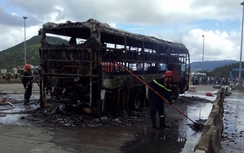 Xe khách bị cháy tại Phú Yên vẫn còn hạn đăng kiểm