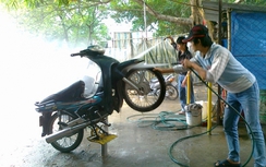 Từ 2017, cơ sở rửa xe phải nộp phí nước thải