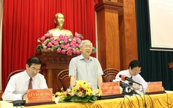 Tổng bí thư Nguyễn Phú Trọng chỉ đạo chống ngập mặn ở Tiền Giang