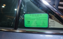 Đề xuất dán "Nhãn năng lượng" với ô tô 9 chỗ