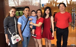 Khánh Thi lần đầu xuất hiện bên gia đình Phan Hiển