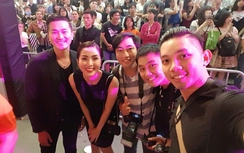 Hà Tăng dự ra mắt phim "Tấm Cám" của bạn gái Cường đô la