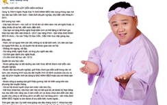 Sở làm việc với Minh Béo về việc đăng đàn tuyển sinh