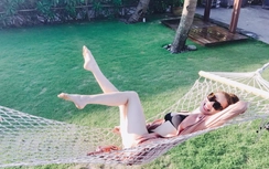 Hà Hồ tung ảnh bikini, úp mở về Cường Đô la