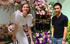 Khai trương cửa hàng hoa, Cường Đô la chúc mừng Hà Hồ