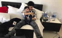 Clip chứng tỏ Đan Trường là ông bố đảm đang nhất showbiz Việt