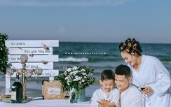 Ảnh hạnh phúc gia đình Bảo Thanh trước vụ "thả thính" Việt Anh