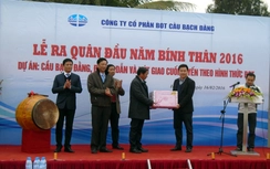 Tăng tốc để hoàn thành cầu Bạch Đằng vào giữa năm 2017