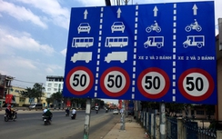 Dỡ bỏ hơn 1.600 biển hạn chế tốc độ dưới 50km/h