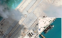 Đường băng dài 3km Trung Quốc xây dựng trái phép trên đảo Chữ Thập