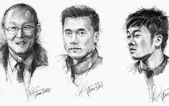 "Phát sốt" với chân dung U23 Việt Nam bằng bút chì