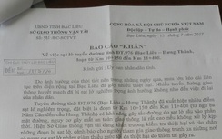 Bạc Liêu: Báo cáo khẩn về sạt lở tuyến ĐT 976