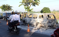 Bắt giữ 6 nghi can vụ đốt xe ô tô trên QL 61C