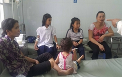 Sữa cho học sinh uống ở Trường tiểu học Lái Hiếu là sữa pha