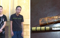 5 đối tượng mang hung khí đến trước phòng công an gây rối