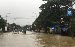 Hòa Bình: Nước ngập băng nhiều tuyến đường, khu vực dân cư