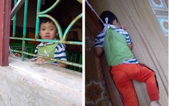 Bé trai bị buộc dây, cột vào cửa sổ trường học giờ ra sao?