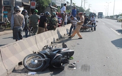 Chạy vào làn ô tô, nam thanh niên bị xe tải đâm tử vong