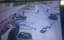 Trộm bị chủ hàng rượt đánh "thừa sống thiếu chết"