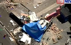 Nổ kinh hoàng khi xe tải đâm ô tô con