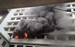 Công trình ở BV Nhiệt đới Trung ương bất ngờ cháy lớn