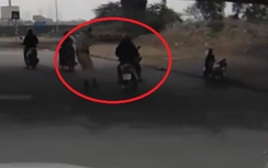 CSGT lao ra bắt đôi nam nữ bỏ trốn