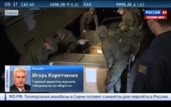 Nga đưa vũ khí quân sự lên máy bay rút khỏi Syria