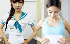 Video: Gái xinh "mê mẩn" trào lưu khoe eo thon bằng giấy A4