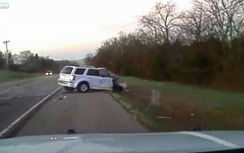 Kinh hoàng màn truy đuổi tội phạm của cảnh sát Mỹ