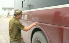 Xe khách Nội Bài - Lào Cai bị tạt axit