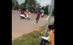 Đôi nam nữ liều lĩnh tông ngã CSGT rồi bỏ chạy ở Vĩnh Phúc