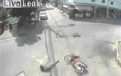 Video: Xe máy đâm nhau với tốc độ kinh hoàng khiến một người chết