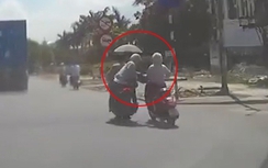 Video: Đôi nam nữ giật túi xách táo tợn giữa phố Hải Phòng